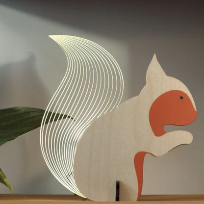 Squirrel Led Lamp