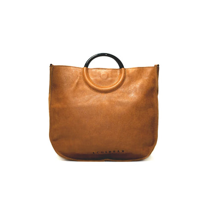 TALI – Handmade Leather Crossbody Bag - Camel