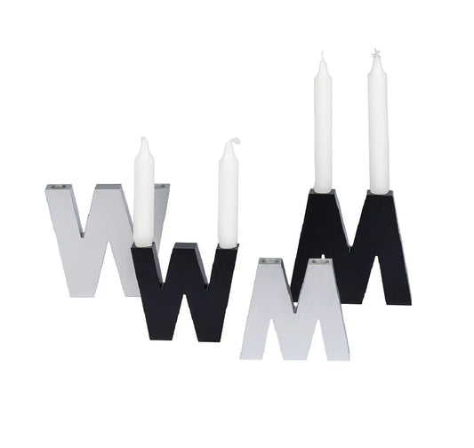 Candlesticks – WOMAN/MAN/EVERYONE - Black