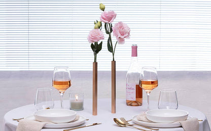 Magnetic Vase - Set of 5 Vases: Silver