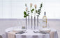 Magnetic Vase - Set of 5 Vases: Silver
