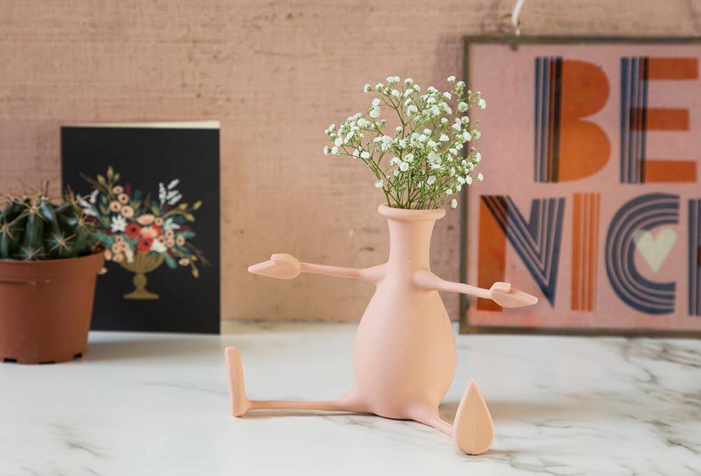 Florino - Flexible Flower Vase: Stone
