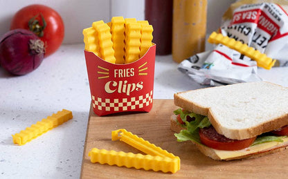 Fries Clips - 12 Bag Clips in a Magnetic Box