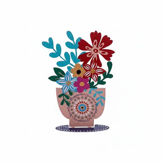 Blessings & Wishes Flower Pitcher – English