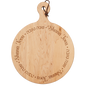 Artisan Maple Round Board | Shana Tova Round | 16 x 12"