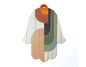 Green and Brown Small Wooden Hamsa