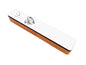 Geometric Minimalist Mezuzah Case - White
