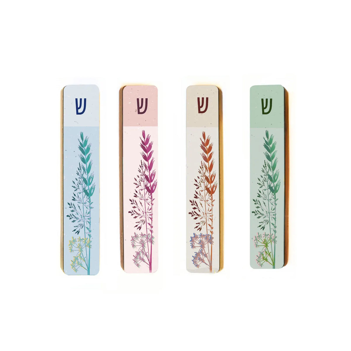Modern Wooden Mezuzah Case – Beige