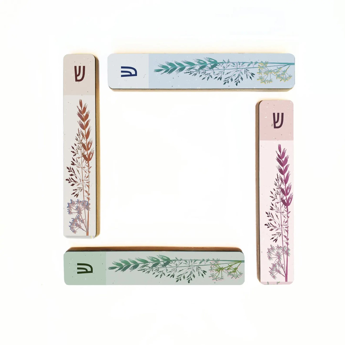 Modern Wooden Mezuzah Case – Beige