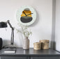 Scandinavian Wooden Wall Clock - Brown