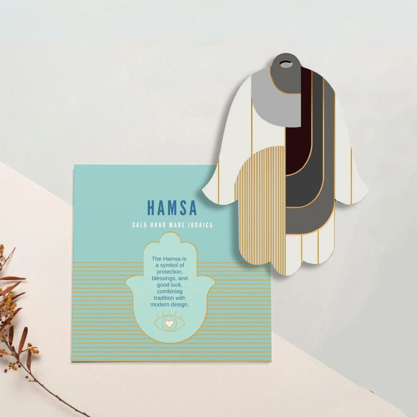 Small Wooden Hamsa