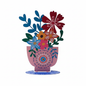 Blessings & Wishes Flower Pitcher – Hebrew